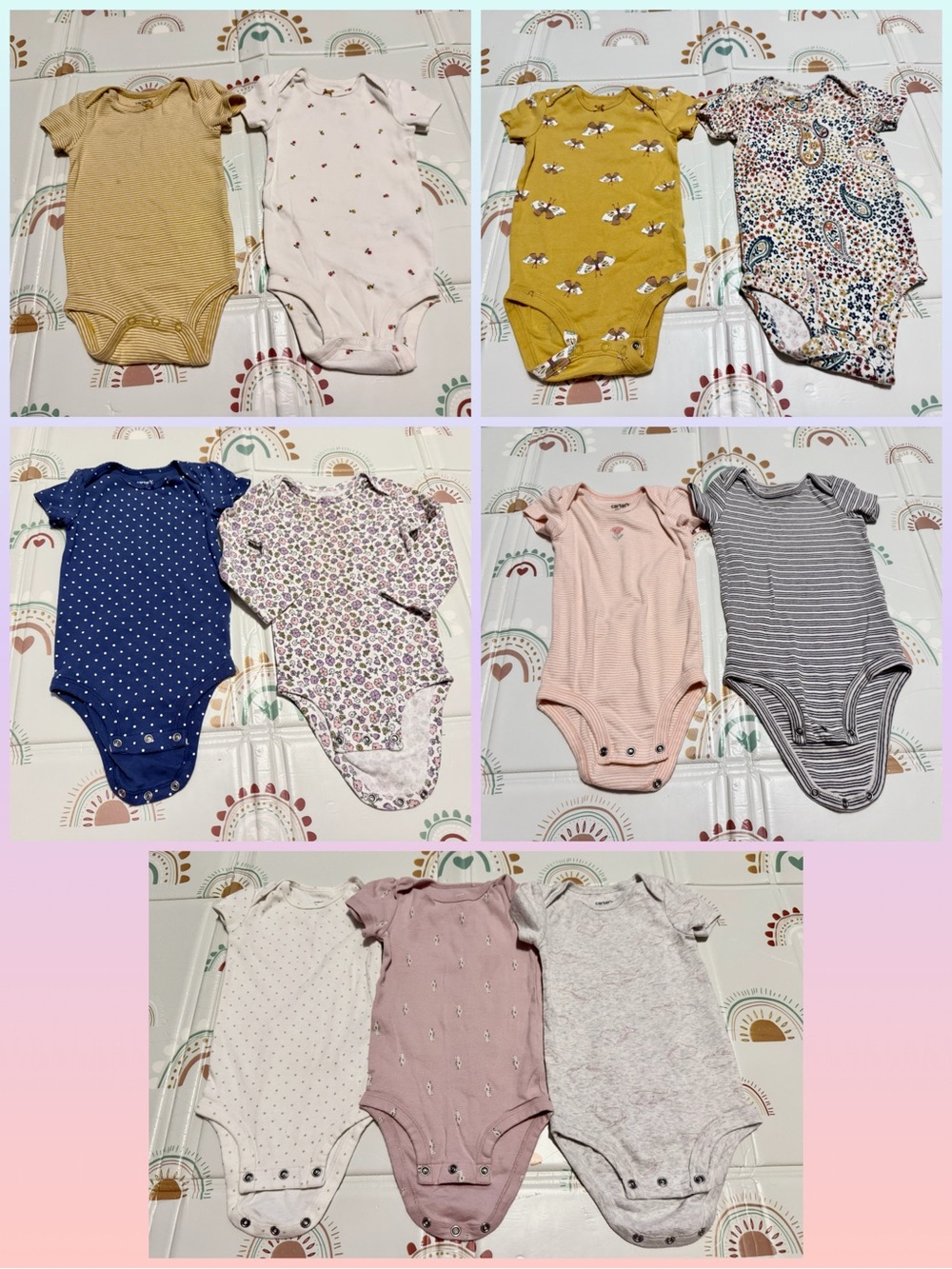 Bundle of 11 Carter’s Onesies